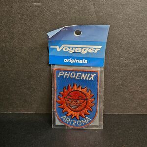 New Phoenix Arizona Souvenir Patch, Vintage 1980s Travel Patch from Voyager